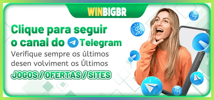 WINBIGBR bônus — painel de promoções no aplicativo