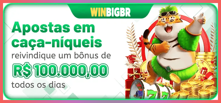 WINBIGBR cadastro — verificação de conta e PIX no caixa